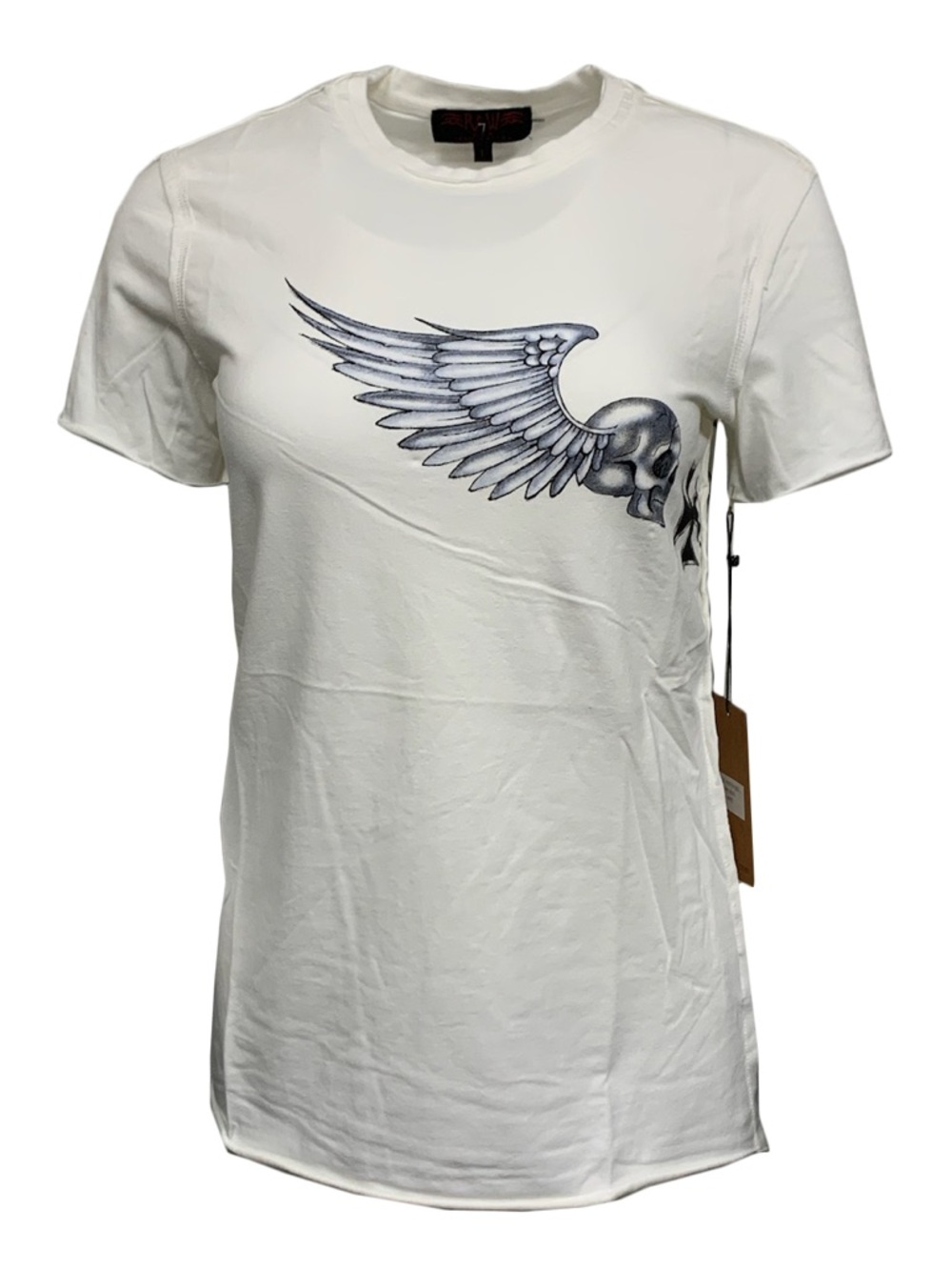 Raw7 T-Shirt Skullwing - White
